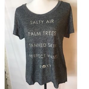 ROXY Salty Air Palm Trees Tanned Skin Tee